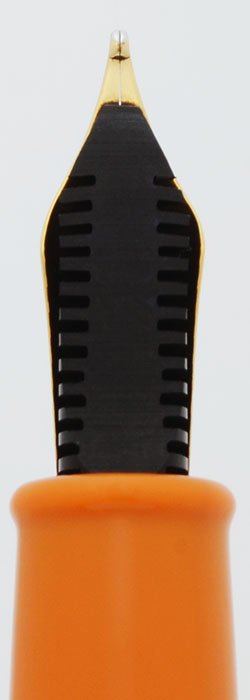 Omas Tokyo Fountain Pen - Persimmon Orange w GP Trim, 18k Medium